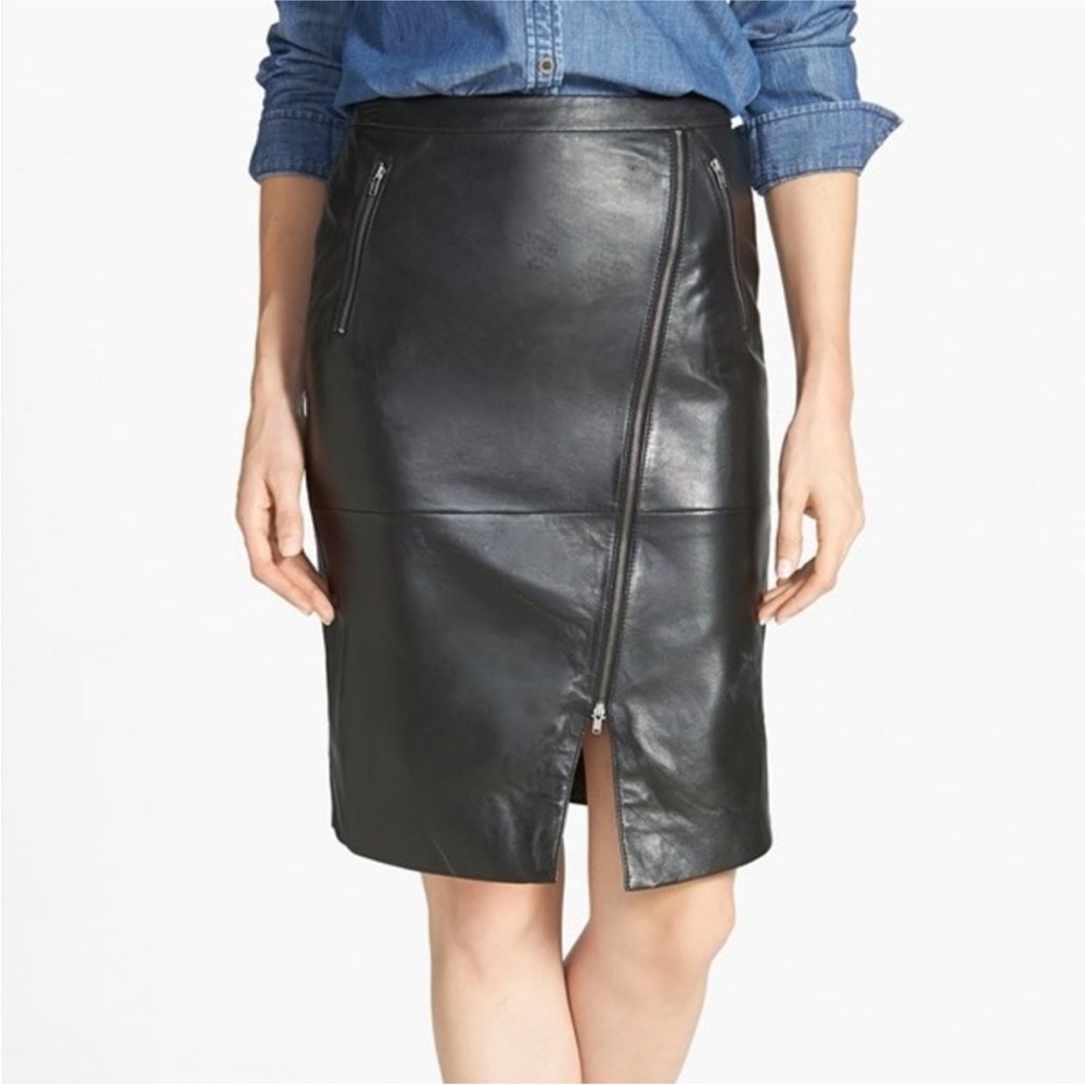 100% Leather skirt